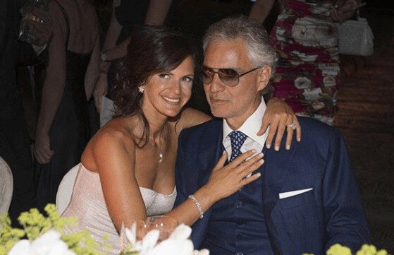 Veronica Berti With Her Husband Andrea Bocelli
